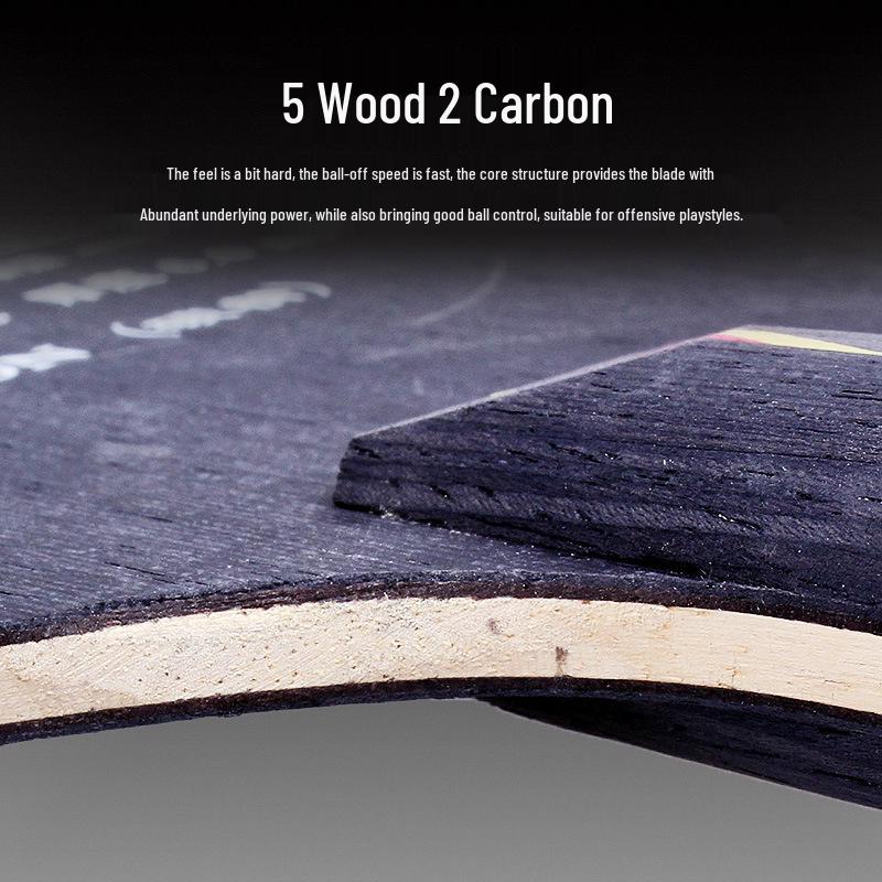 Pai Li Ao TN Carbon Fiber Table Tennis Blade: Fast Attack Type for DIY Single Racket