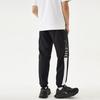 Anta Logo Letter Print Color Block Sports Pants Men Pants Black 152138506-1