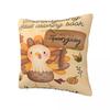 Thanksgiving Day Turkey Pillow Cushion Cover Square Design Pillow Cover Cute Funny Pillowcases For Office Car Home Decorative