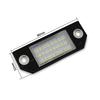 2 Pcs CANBUS LED Car Number License Plate Light Lamp Assembly Auto Tail Lighting For Ford Focus C-MAX MK2