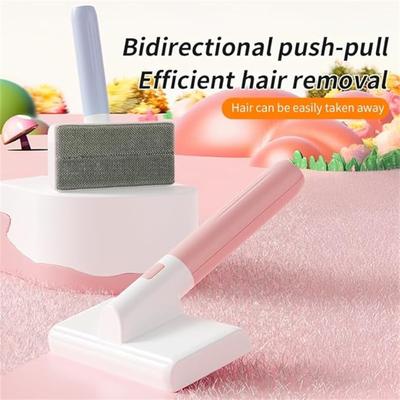 Pet Hair Remover Brush - Effortlessly Lift Embedded From Sofa, Car, Carpet! Reusable & Washable /Dog Hair Cleaner, Detachable For Deep Clean,
