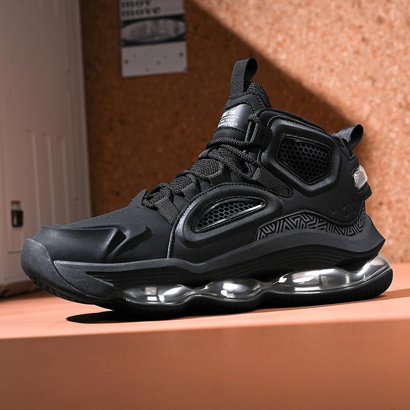 Chaussures de Basketball pour Hommes Sport Basketball Salle de Sport Fitness Ventilées Amortissantes Portables Antidérapantes Baskets Pour Chaussures Féminines Course à Pied 45
