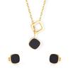 Shell Earrings And Necklace Set Simple Luxury Versatile Fashion Jewelry Suite