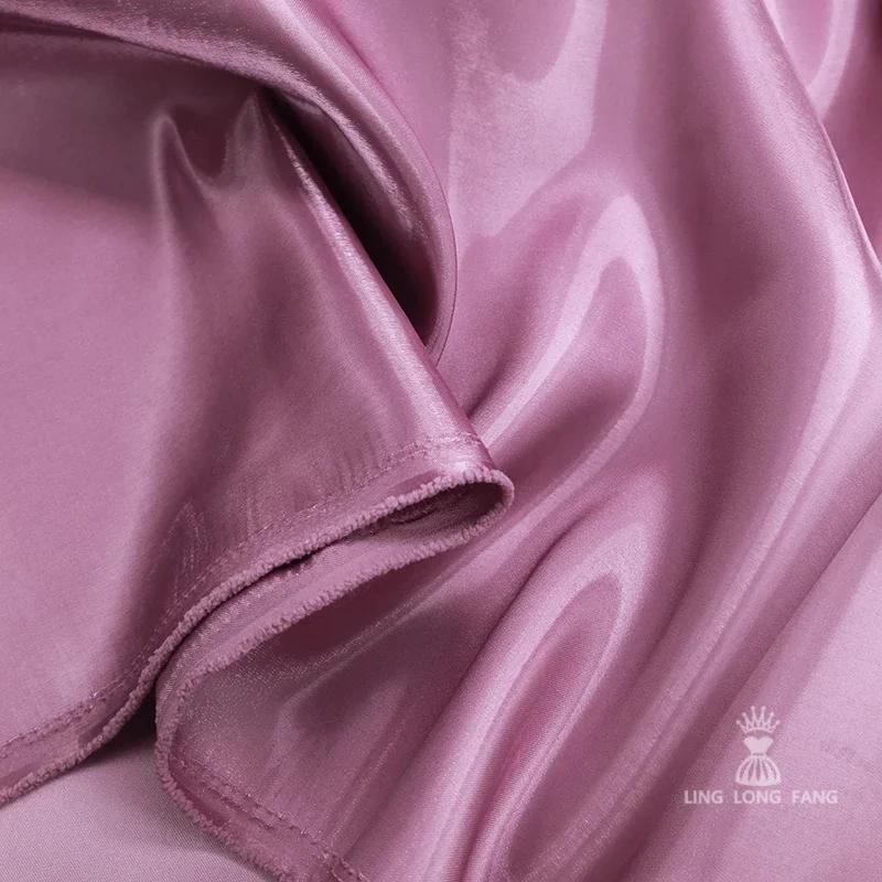 100x150 ס"מ רקע משי פילגש שיפוע חתונה שמלת Hanfu בד פנטזיה נוצץ זכוכית משי סאטן מפת שולחן