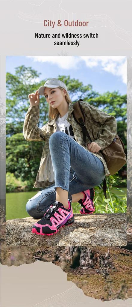 Women's Cross-Border Trail Running & Hiking Shoes - Breathable, Lightweight, Plus Size