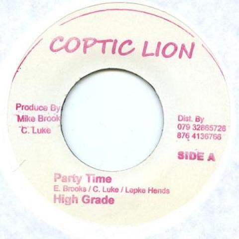 

7inch Record HIGH GRADE - Party Time Coptic Lion 2010 UK Reggae, Ska & Dub