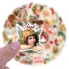 50 Retro Christmas Angel Stickers Water Cup Mobile Phone Case DIY Decorative Stickers