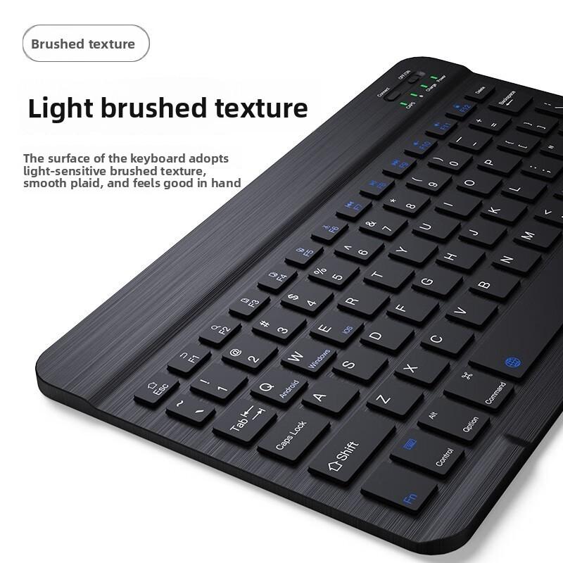 Bluetooth Keyboard and Mouse Set Compatible with iPad, Mobile Phones, Tablets, Cangjie, Russian, Spanish, Thai Wireless