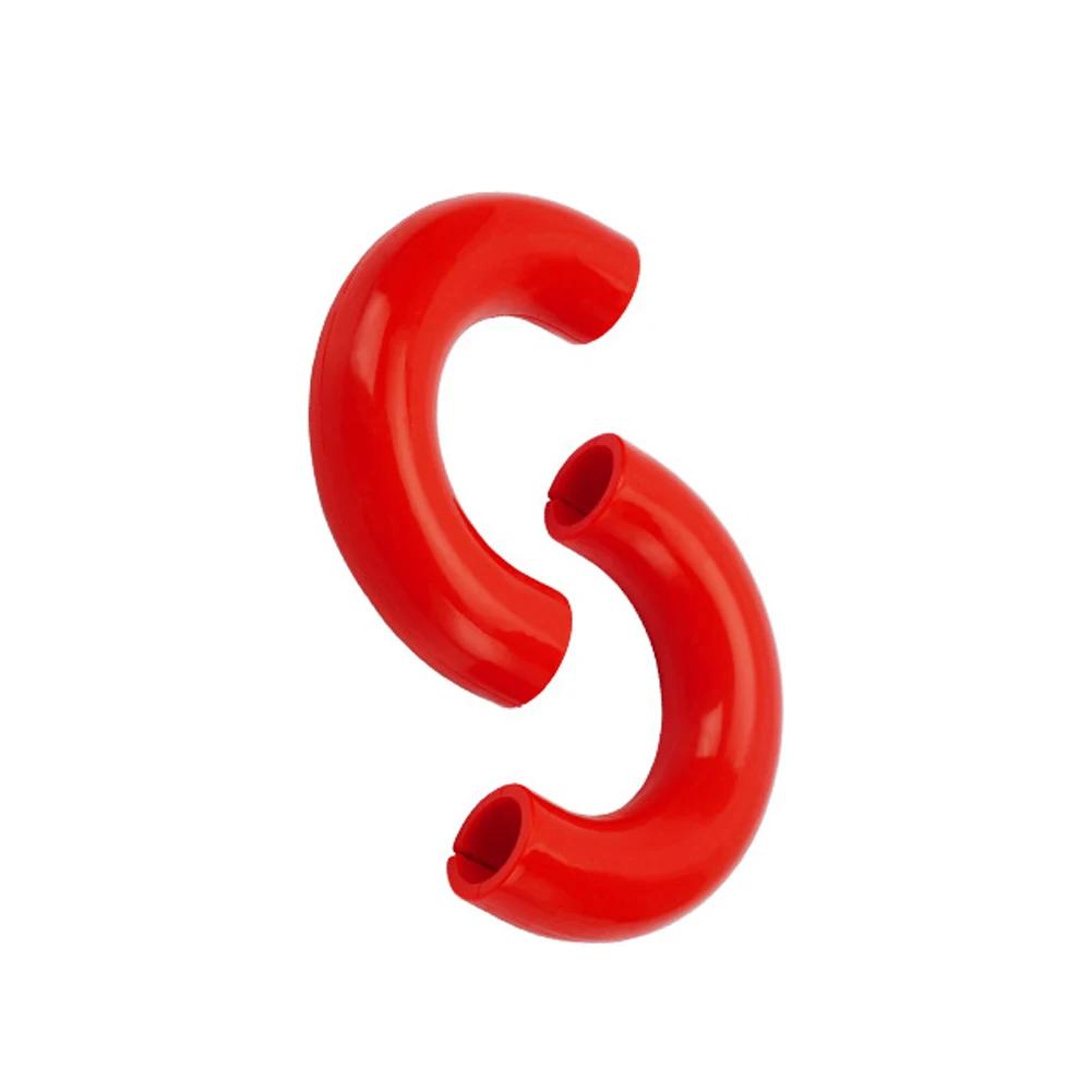 2 Pieces Red Tow Hooks Covers Tow Hook Sleeve Professional Silicone Covers for Ford F150 2004-2025 Bronco Base