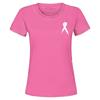 Breast Cancer Awareness White Ribbon Pocket Women's T-Shirt 0 Shirt