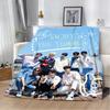 Stray Kids KPOP Printed Throw Blanket  Soft Warm Perfect for Home Travel Picnics and Birthdays