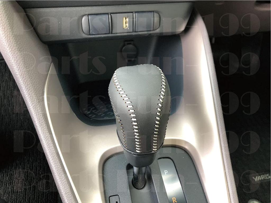 Genuine Leather Shift Knob Cover for Toyota Yaris Cross Rear Seat Back Leather Cover