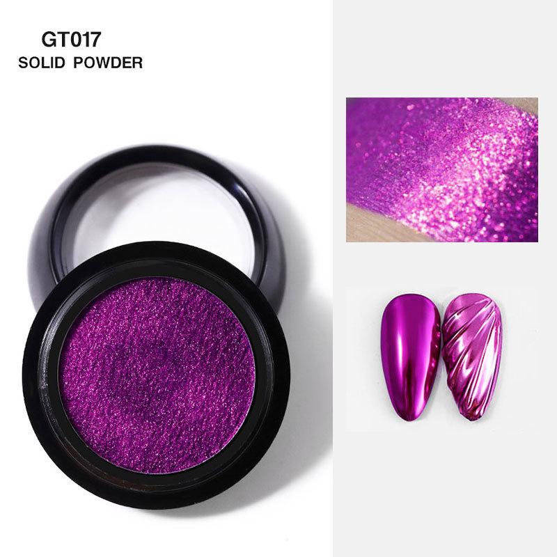 Nail Art Bubble Powder Decoration Glitter 3D Mirror Effect Pigment 0.5g Shimmer Nail Polish for Nails Beauty Tools