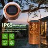 Large Solar Sunflower Metal Light, 8-12H Working Time, IP44 Waterproof Iron Art Landscape Lighting for Lawn Fence Balcony