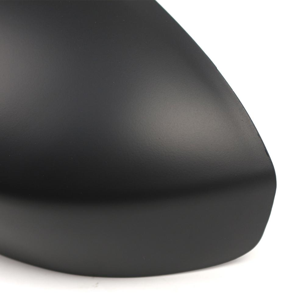 For Fiat GRANDE PUNTO ABS Rearview Mirror Matte Black Mirror Cover Car Exterior Accessory Easy Installation OEM Number 735452185