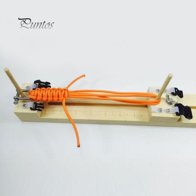 Jig Wooden Bracelet DIY Maker Parachute Cord Weave Wristband Braider Craft