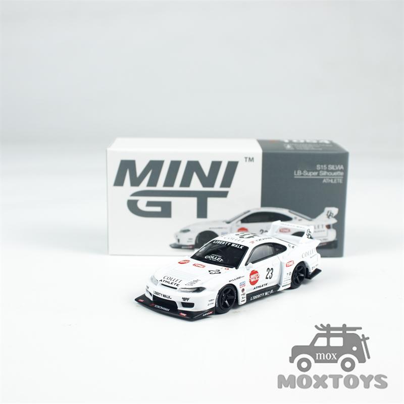 ABBR1 MINI GT 1:64 LB-Super Silhouette S15 SILVIA ATHLETE RHD Diecast Model Car