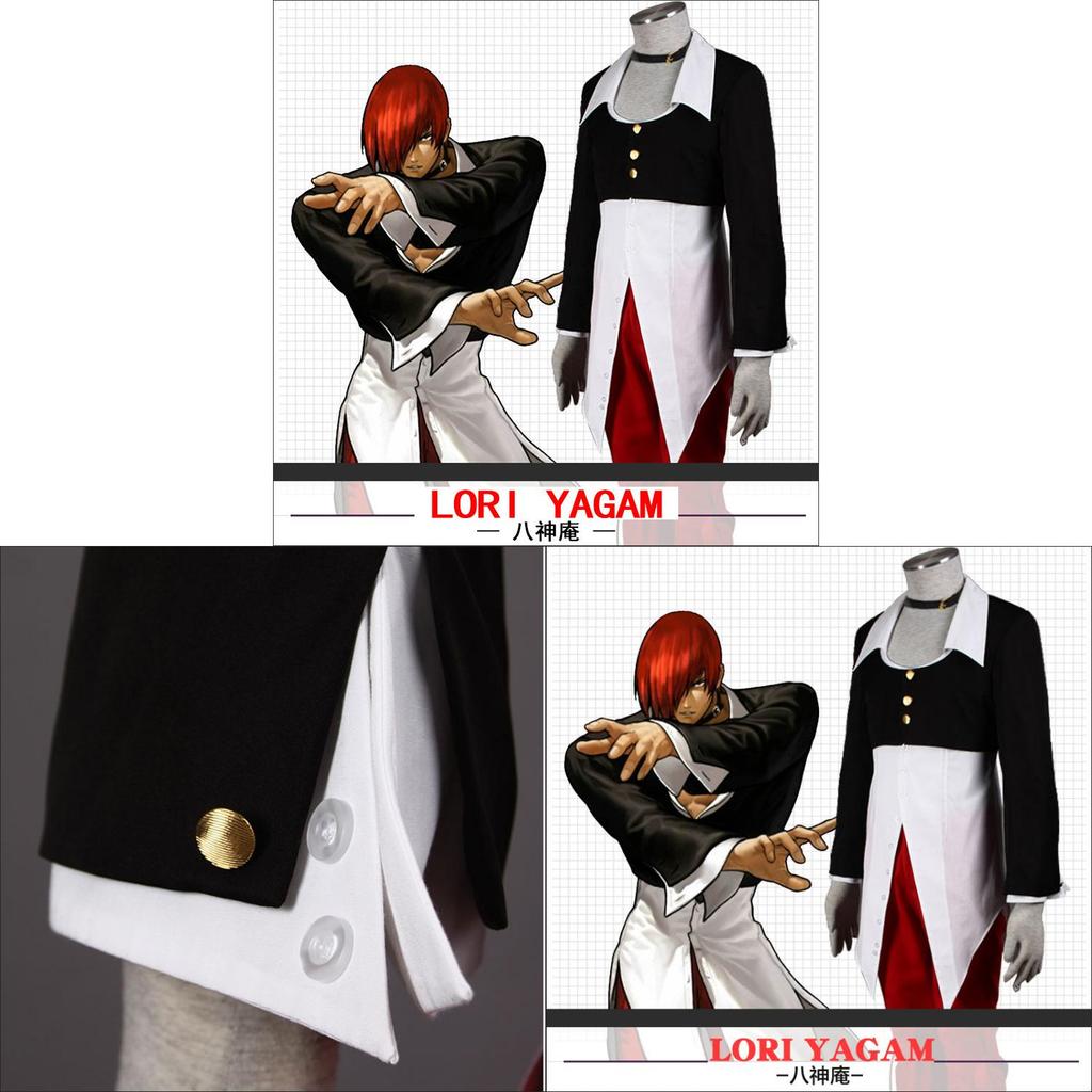 Kof Orochi Iori Cosplay Costume For Anime Gaming Role Play