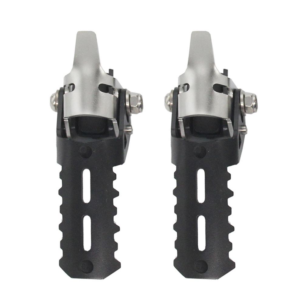 2Pcs Motorcycle Highway Front Foot Pegs Folding Footrests Clamps For BMW R1200GS LC R1250GS R1200 GS R 1250 GS KTM HONDA NC750X