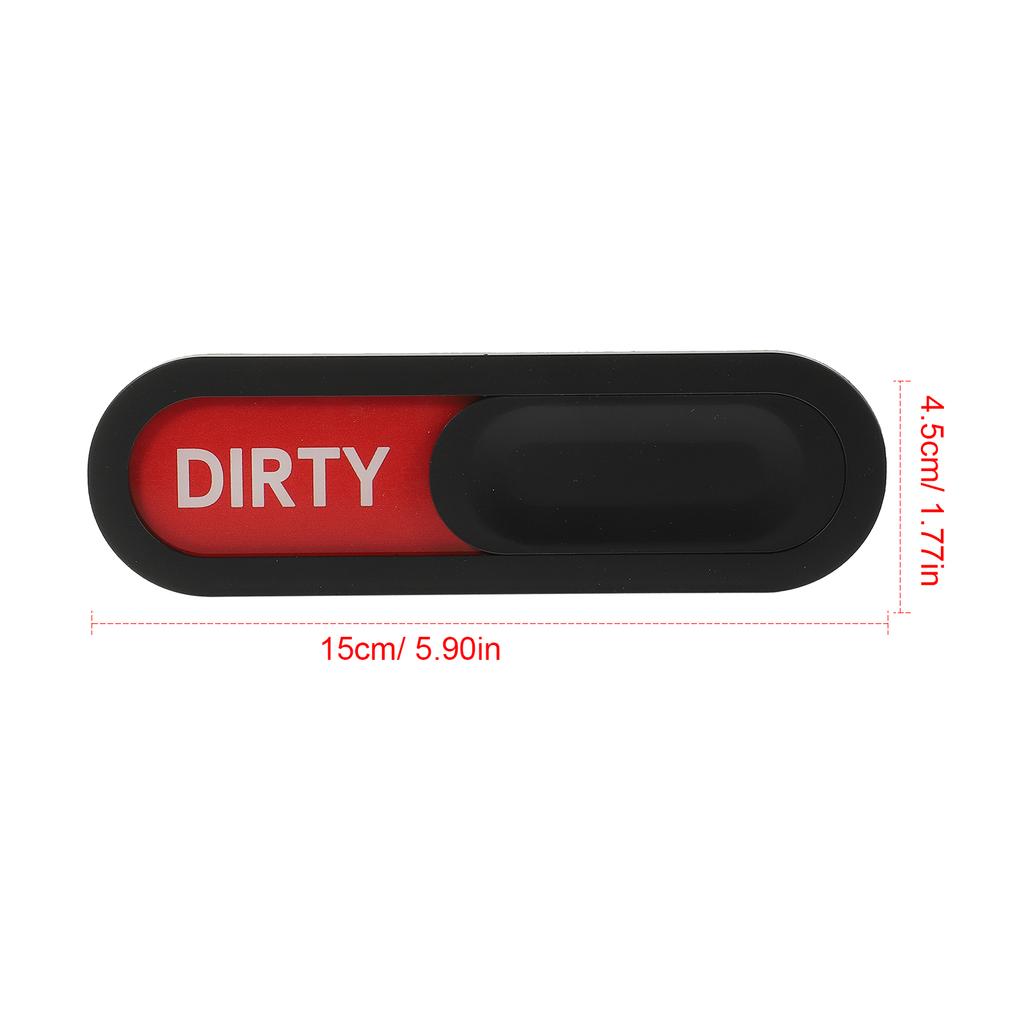 Magnetic Clean Dirty Sign Dishwasher Magnet Oval Clean Dirty Sign Magnetic Non-Scratching Sliding Indicator Home Decorations