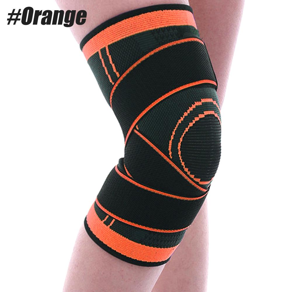 

Поддержка коленного бандажа с регулируемыми компрессионными ремнями для бега, бега трусцой, кросс-фитинга, облегчения боли в суставах, восстановления после артрита и травм S оранжевый