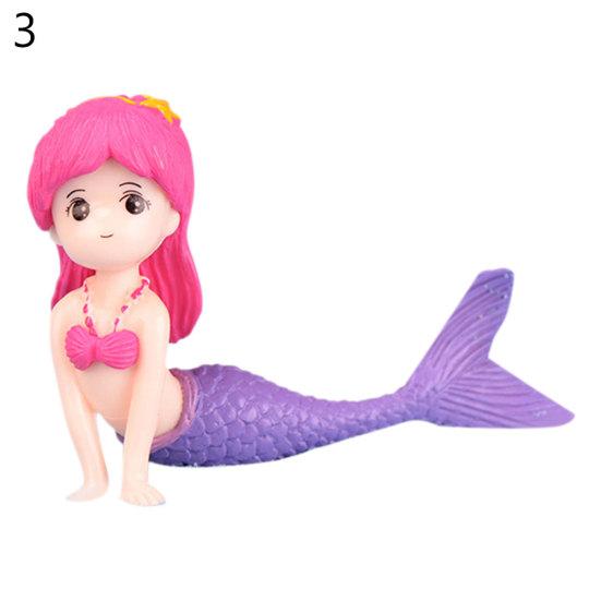 DIY Mermaid Mini Model Figurine Miniature Fairy Garden Bonsai Aquarium Decor