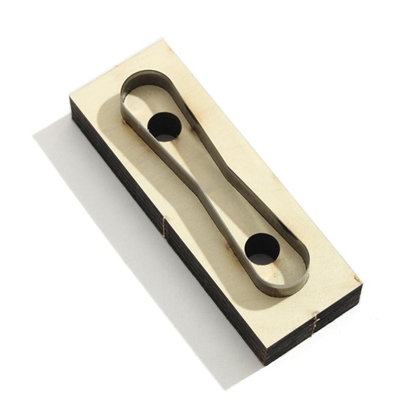 Japan Steel Blade Leather Knife Mold Multifunctional Wallets Hollow Punch Knife Mould Template Leather Tool Cutting Dies