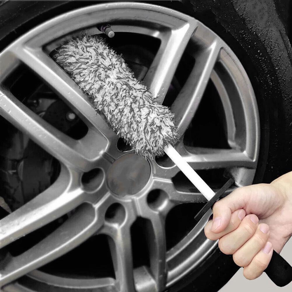 Car Wheel Hub Cleaner Microfiber Auto Wheels Detailing Brush Handheld Tire Rim Cleaner for Car Cleaning for Auto Vehicle Washing
