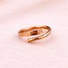 Hammered Pure Copper Bypass Ring, Adjustable Textured Band, Handmade Open Stacking Ring