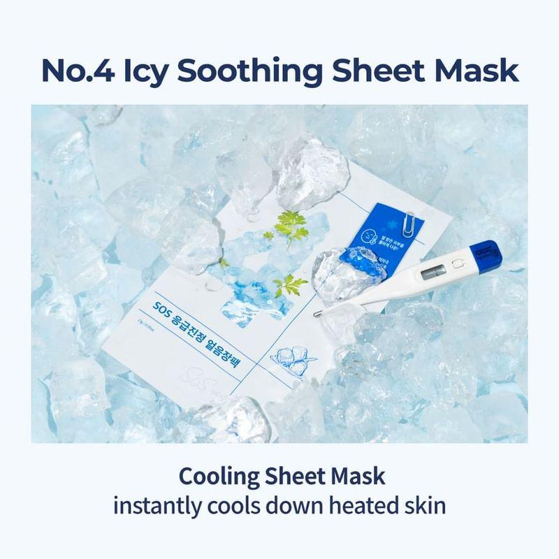 numbuzin - No.4 SOS Icy Soothing Sheet Mask Set Bundle Set