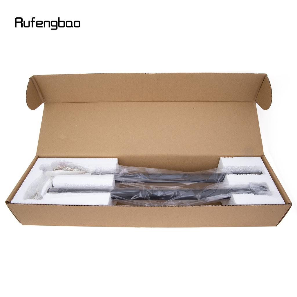 Red Resin Feather Skull Head Walking Cane Fashion Decorative Steel Stick Gentleman Elegant Cosplay Cane Knob Crosier 98cm