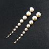 Handmade Pearls Tassels Earrings Trendy Long Earrings Women Earrings Pearls Ear Jewelry Suitable for Parties and Event