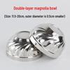 Shixun Commercial Double-Layer Anti-Scald Stainless Steel Bowl