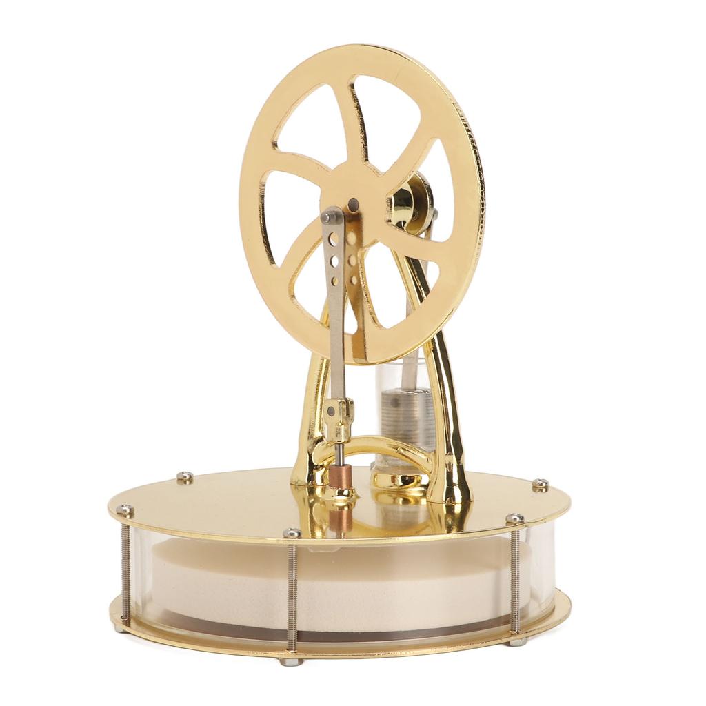 Stirling Engine Motor Model Gold Simple Operation Low Noise Stirling Scientific Physical Model