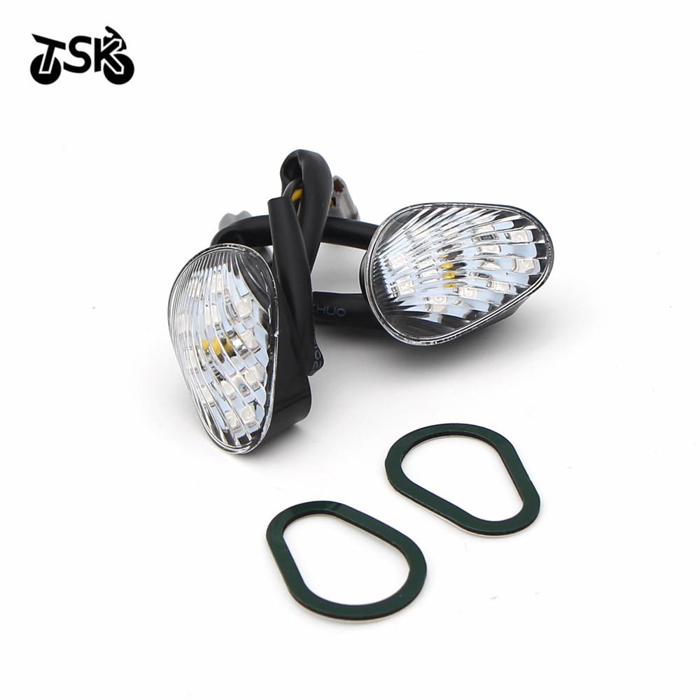 LED Turn Signal Light Indicator Lamp Flush Mount For Yamaha YZF R1 R6 R6S Motorcycle