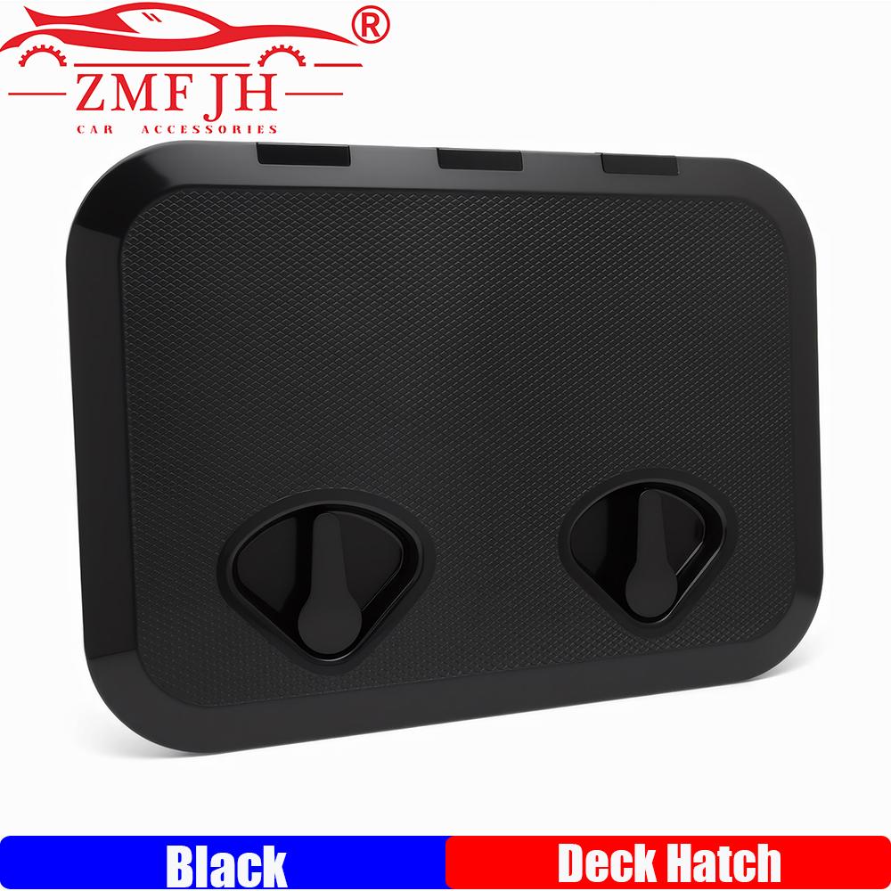 Waterproof Deck Access Hatch Cover ABS Plastic Anti-UV Non-Skid pection for Marine Boat Yacht RV Accessories Black White