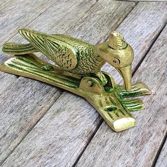 Woodpecker Shape Door Knocker Vintage Antique Style Handcrafted Brass Door Knocker Home Decor