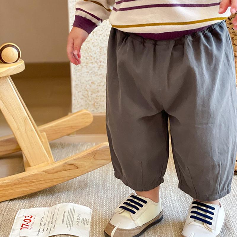Children Pants Spring Autumn Casual Sports Trousers Boys Girls Korean Solid Color Fashion Versatile Kids Baby Clothing Pant