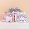 Transparent Cartoon Cosmetic Bag Large Capacity Makeup Bag Travel Toiletry Storage Bag