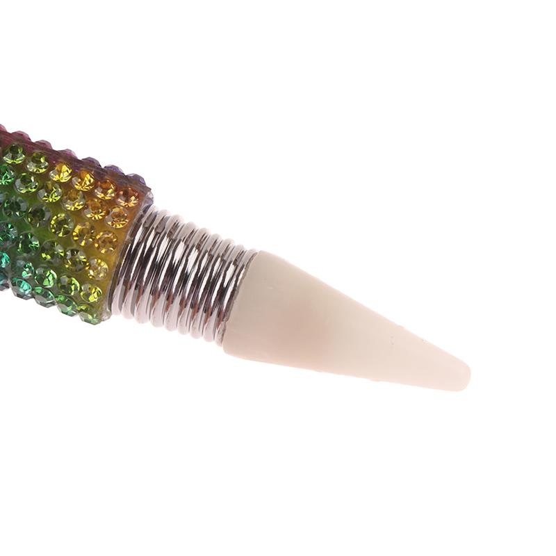 Shiny Diamond Nail Art Brush Double-Ended Dotting Pen Carving Flower Painting Pen Diy Manicure Tool Acrylic Uv Gel Extension