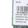 Killer 1535AC Dual Band 802.11ac NGFF M.2 867Mbps Bluetooth 4.1 Wireless Network Card for Gaming