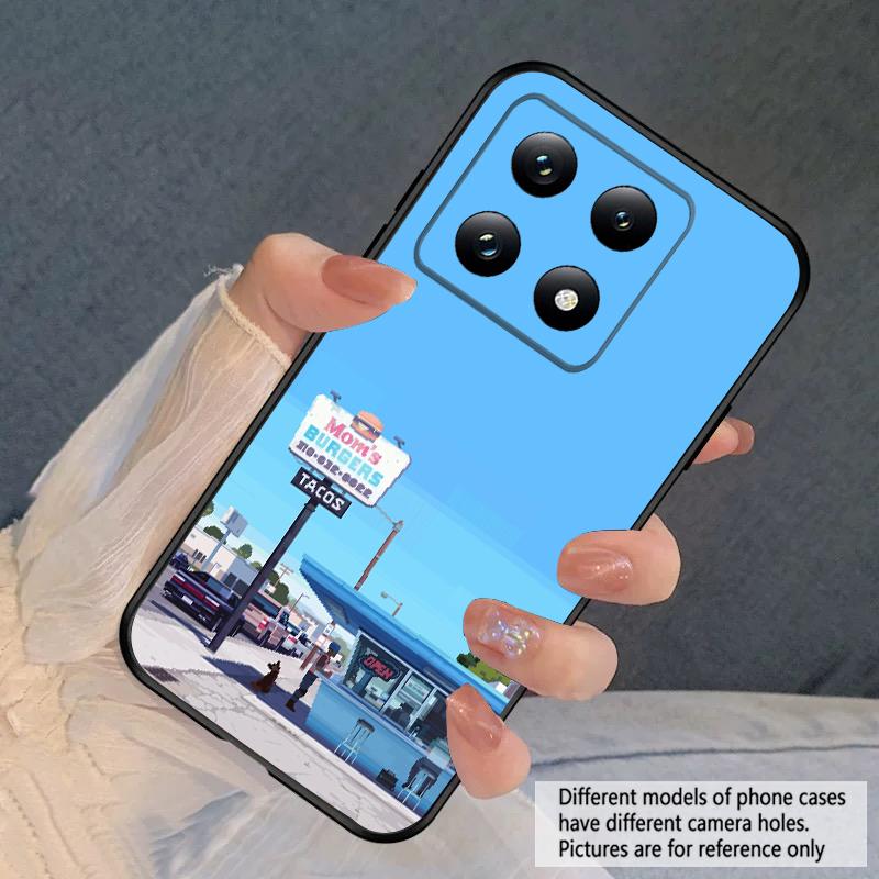 Sunset Xia Street For Xiaomi 11T 11 Ultra 12 12T Pro 14 15 13 Lite Mi Poco M4 5 M7 5G X4 X5 M6 C75 Pro X6 4G soft phone case