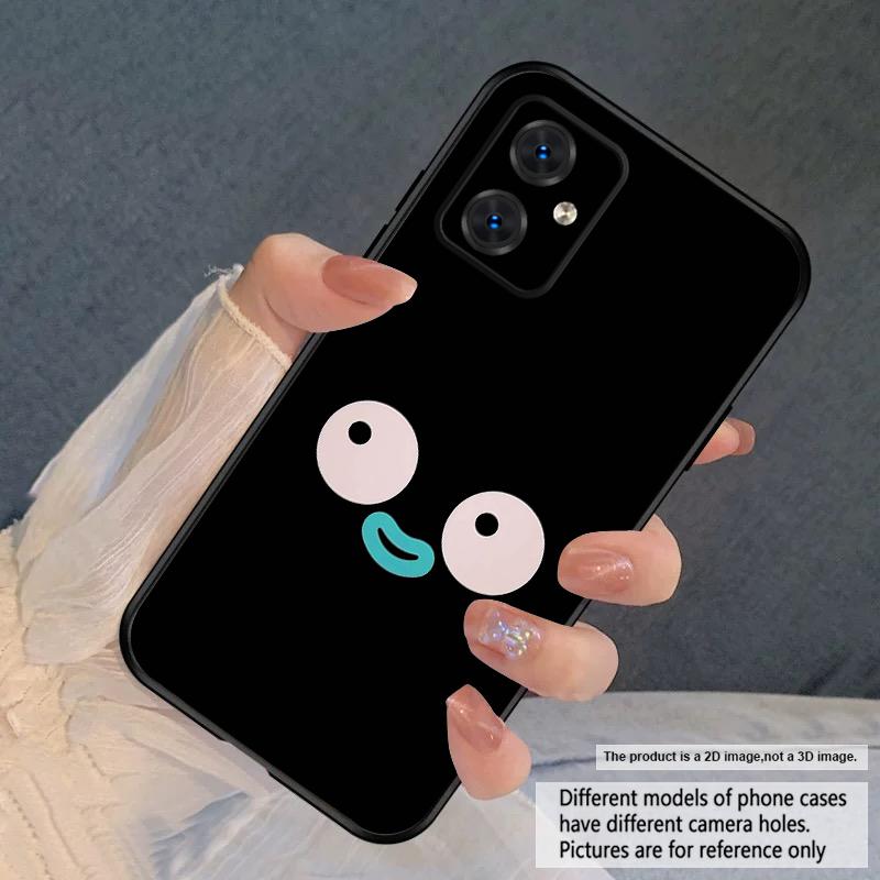 Two white circular eyes For Motorola Moto G04 14 15 24 34 35 54 55 75 84 85 Edge 40 50 Fusion 60 Fusion silicone soft phone case