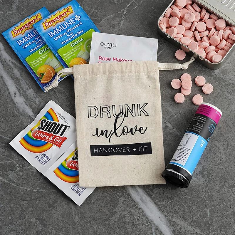 5pcs Hangover Kit Bags Bachelorette hen Party bridal shower wedding engagement 16th 18th 21st 30th 40th 50th 60th birthday gift