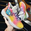 Fashion Men's Basketball Shoes Cushioned Sneakers Personalized Design Train Athletes High Quality Sports Shoes Night Light Sneakers 45