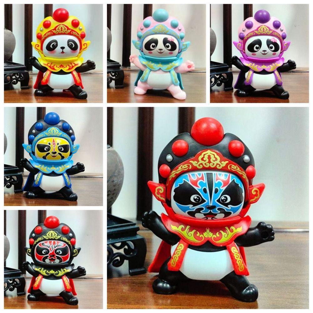 Traditional Panda Face-changing Toy Doll Sichuan Opera Opera Face Makeup Toy Kid Girl Boy