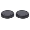 2PCS Lens Rear Caps ABS Plastic Snap On Lens Back Cover Replacement for GFX Series SLR Cameras