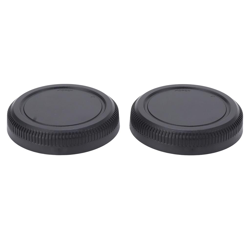 2PCS Lens Rear Caps ABS Plastic Snap On Lens Back Cover Replacement for GFX Series SLR Cameras