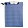 Office Supply Clipboard with Scale A4 File Folder, Reinforced Metal Clip And Clear Durable Folder Ruler, Portable Document Writing Pad, for