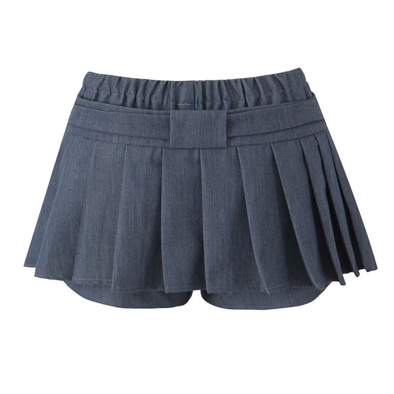 

Atmosphere Sweet Cool Mini Two-Piece Overskirt Suit Shorts Grey shorts + overskirt Two-piece set L